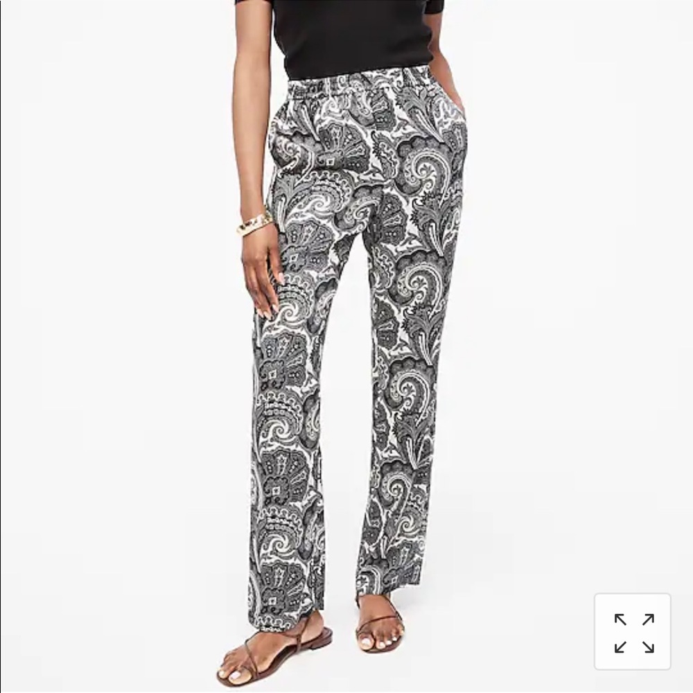 JCREW Pull On Pant In Ratti.